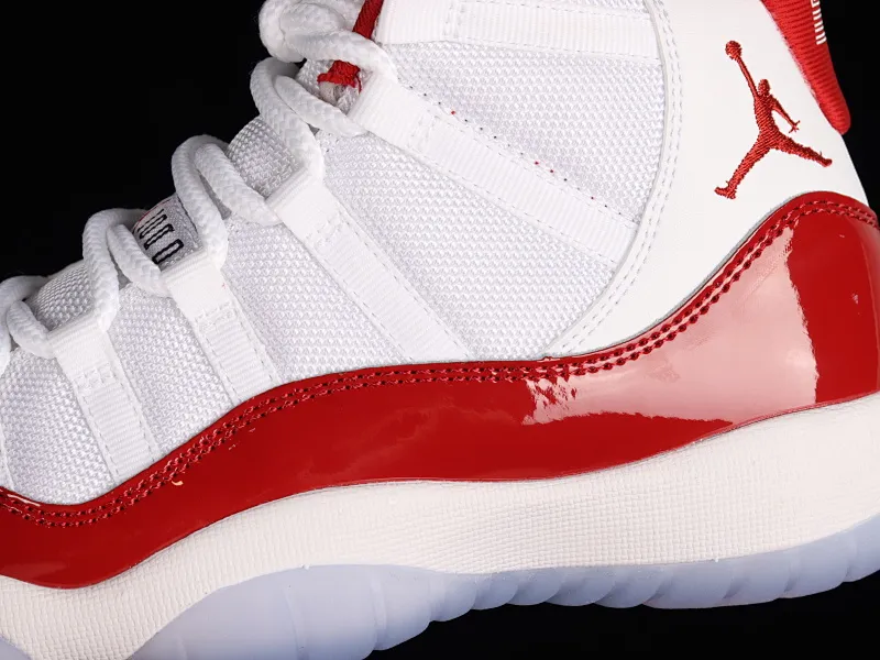 All categories Air Jordan Jordan series basketball shoes Air Jordan 11 Air Jordan 11 "Cherry" AJ11 Joe 11 cherry red genuine standard genuine carbon women's high-top basketball shoes 378038-116